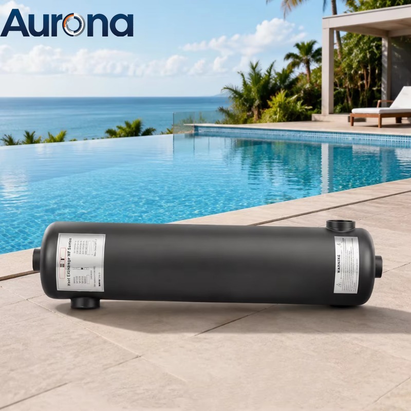 Pool Water Heat Exchanger Stainless - 【Industriale】Scambiatore di calore a tre tubi