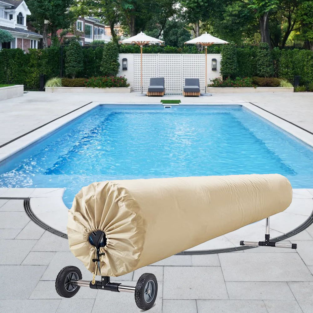 Pool Solar Blanket Cover Reel 16Ft - Copertura Solare per Piscina Avvolgibile 16ft