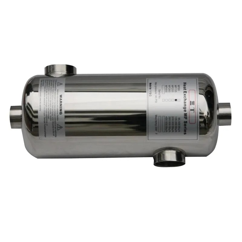 Pool Water Heat Exchanger Stainless - Scambiatore di calore per piscina a