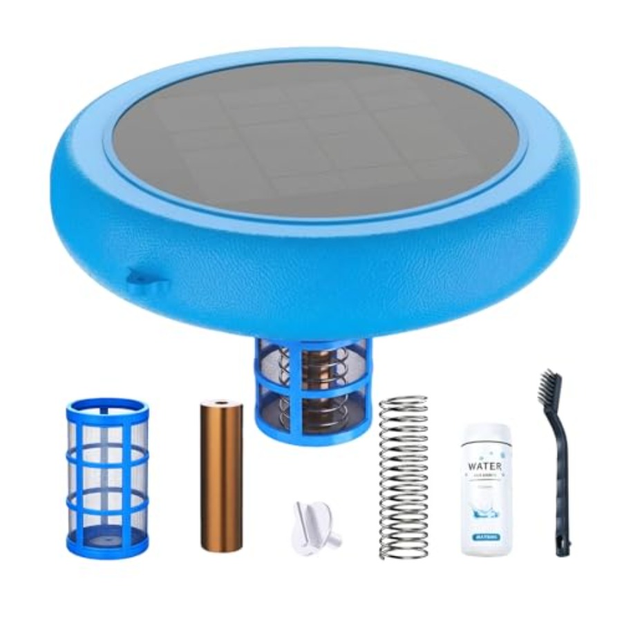 Solar Pool Ionizer Copper Anode - Ionizzatore solare per piscine fuori terra