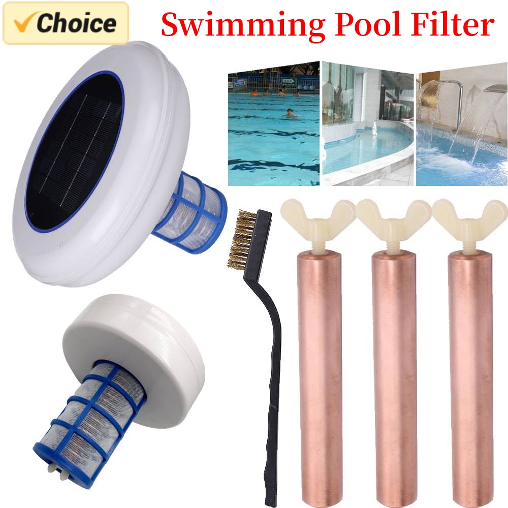 Solar Pool Ionizer Copper Anode - Ionizzatore solare per piscina Purificatore per