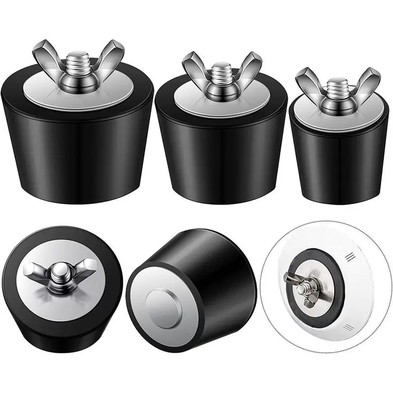 Pool Winterizing Plug Expansion Rubber - Tappo di espansione nero per l’inverno