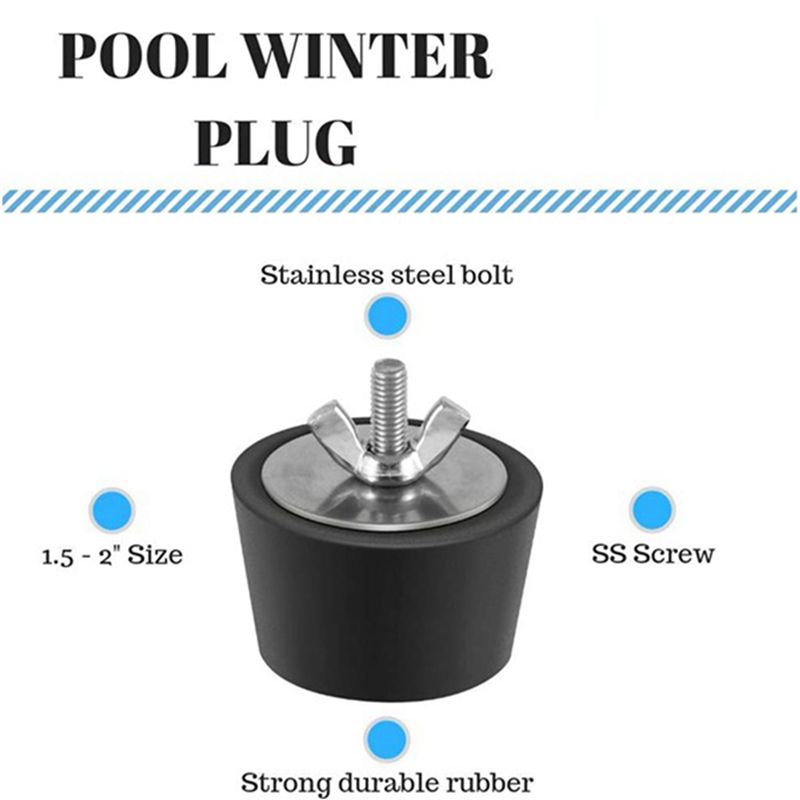 A89E-12Pcs Tappo in gomma da 3 - Pool Winterizing Plug Expansion Rubber recensione e prezzo