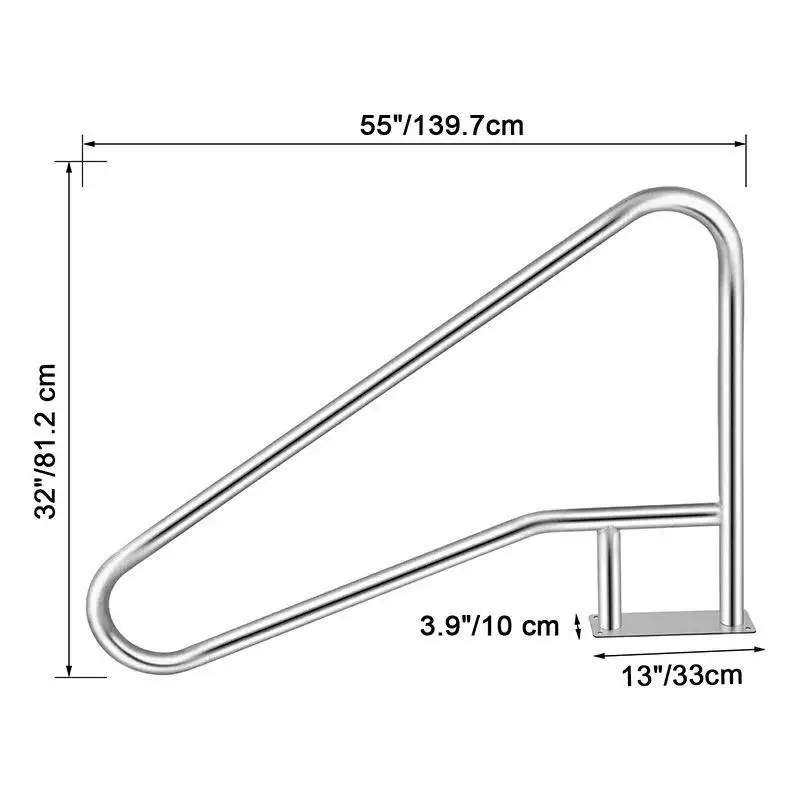 Corrimano per Scale in Acciaio - Swimming Pool Safety Handrail Stainless recensione e prezzo