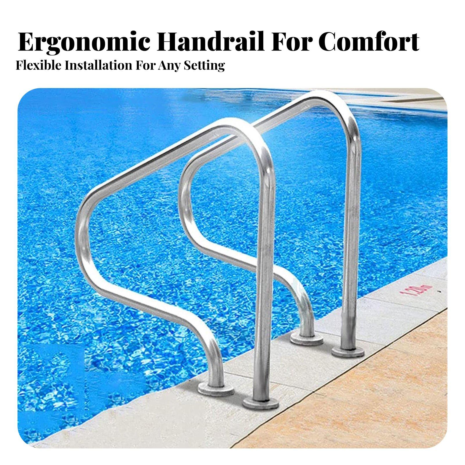 Corrimano per Piscina in Accia - Swimming Pool Safety Handrail Stainless recensione e prezzo
