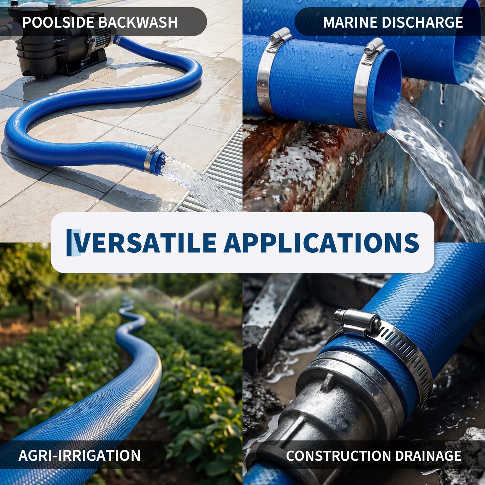 Tubo per il controlavaggio del - Pool Backwash Hose Heavy Duty 2 Inch recensione e prezzo