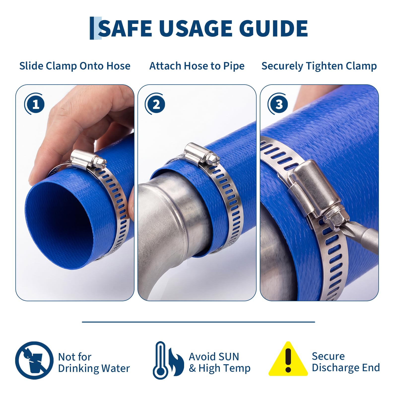 Tubo per il controlavaggio del - Pool Backwash Hose Heavy Duty 2 Inch recensione e prezzo