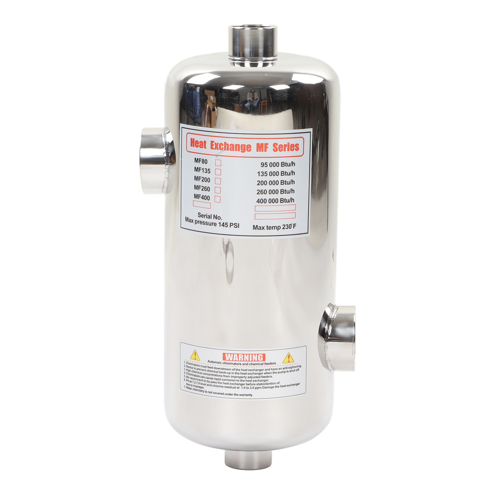Scambiatore di calore solare S - Pool Water Heat Exchanger Stainless recensione e prezzo