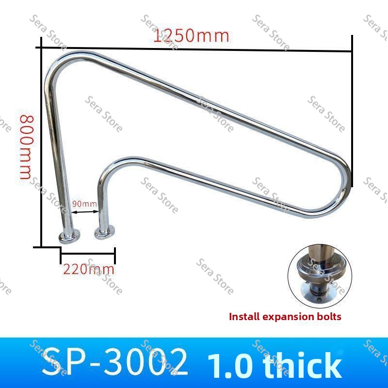 Corrimano per Piscina in Accia - Swimming Pool Safety Handrail Stainless recensione e prezzo