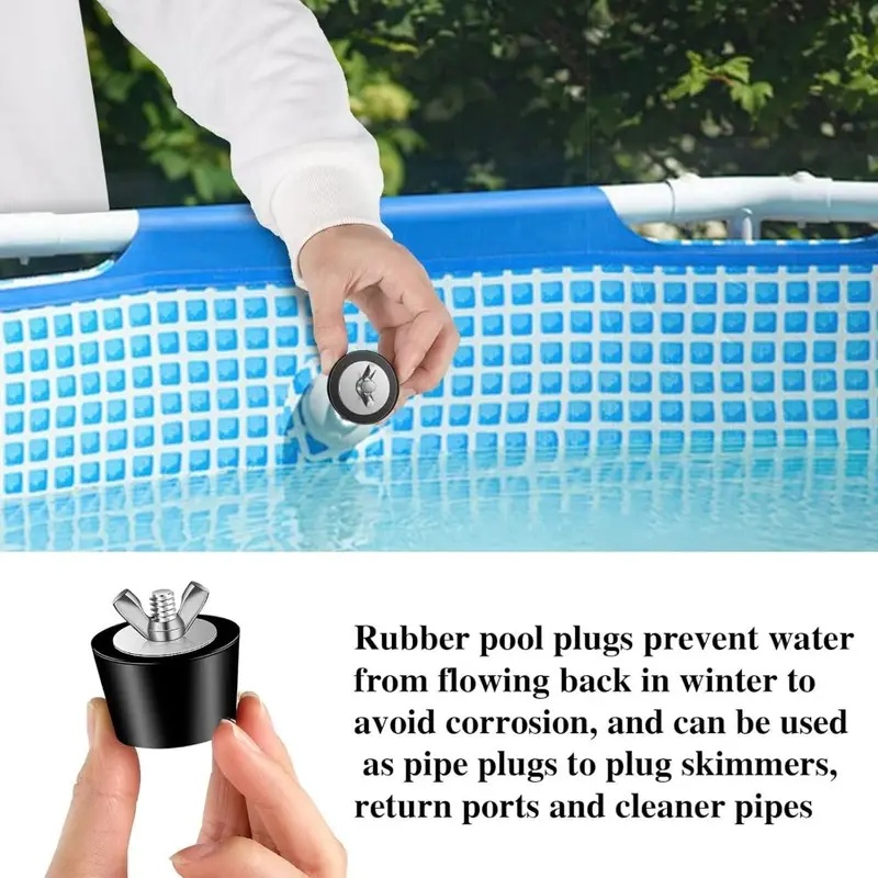 Tappo di espansione nero per l - Pool Winterizing Plug Expansion Rubber recensione e prezzo