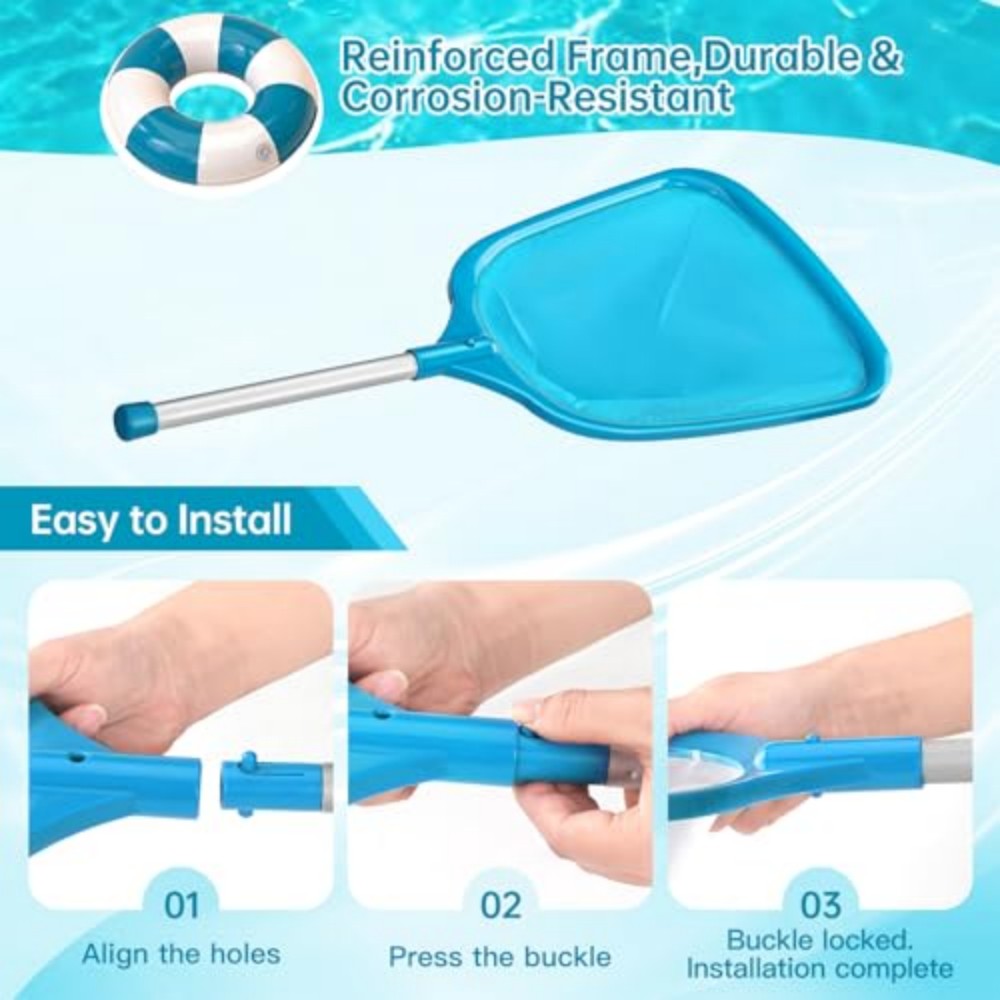 Rete Professionale per Piscina - Swimming Pool Skimmer Net Leaf Rake recensione e prezzo
